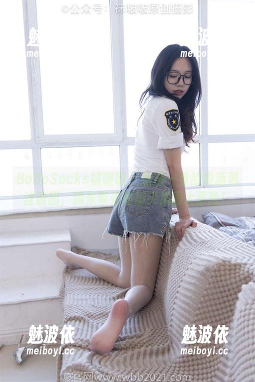 BoBoSocks袜啵啵 - 值得一看的最新黑丝原图，糯米带来的脚尖加固大冒险！
