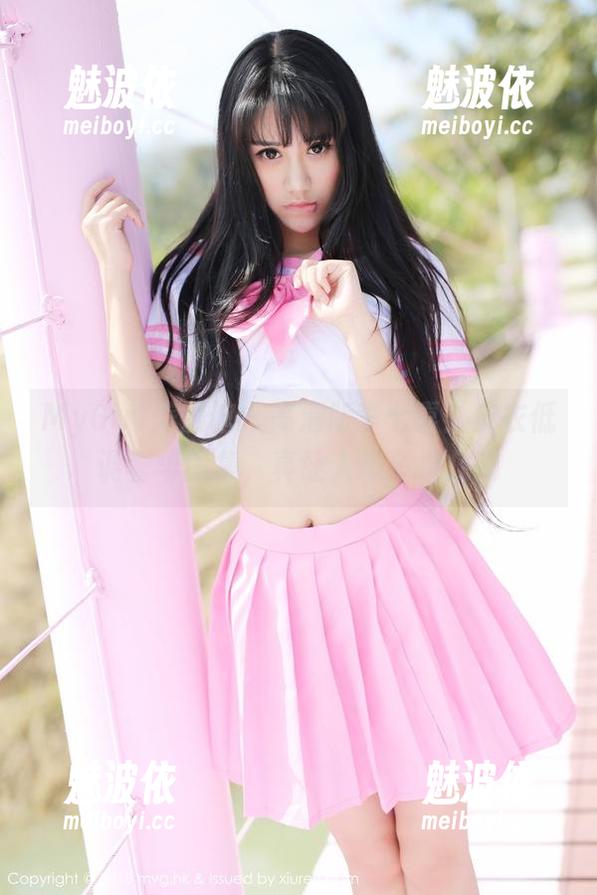 MyGirl美媛馆 - 高清版李七喜：皮衣低调奢华图集，真让人想多看几眼