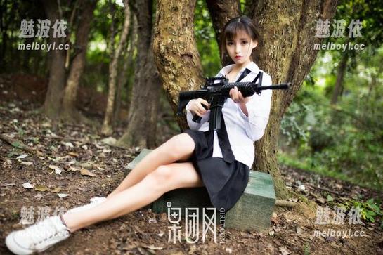 果团网 - 体操服让通灵儿更迷人，难怪我不停下载这些美图。