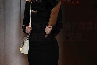 秀人网 – 黑丝与牛仔的组合？陶喜乐让人重新审视这简单的配搭。